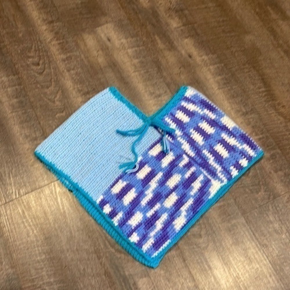 Child’s hand crocheted poncho